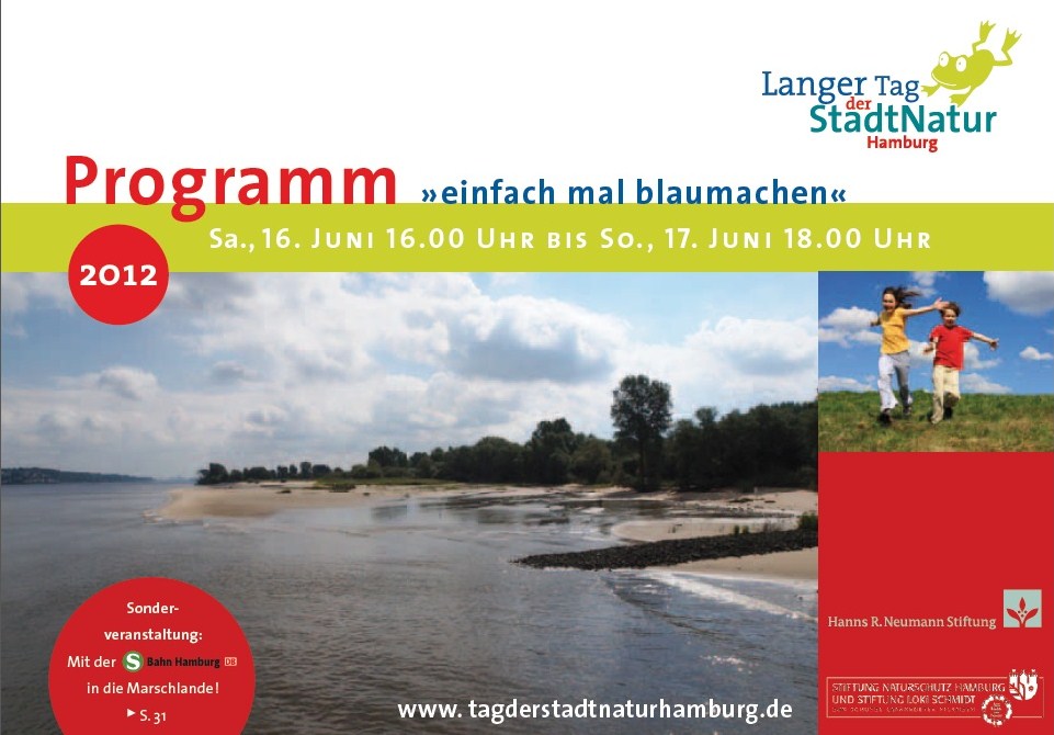 Langer Tag der Stadtnatur - Programmheft-Cover